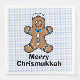 Serviette En Papier Pain d'épices juif homme Chrismukkah Naples