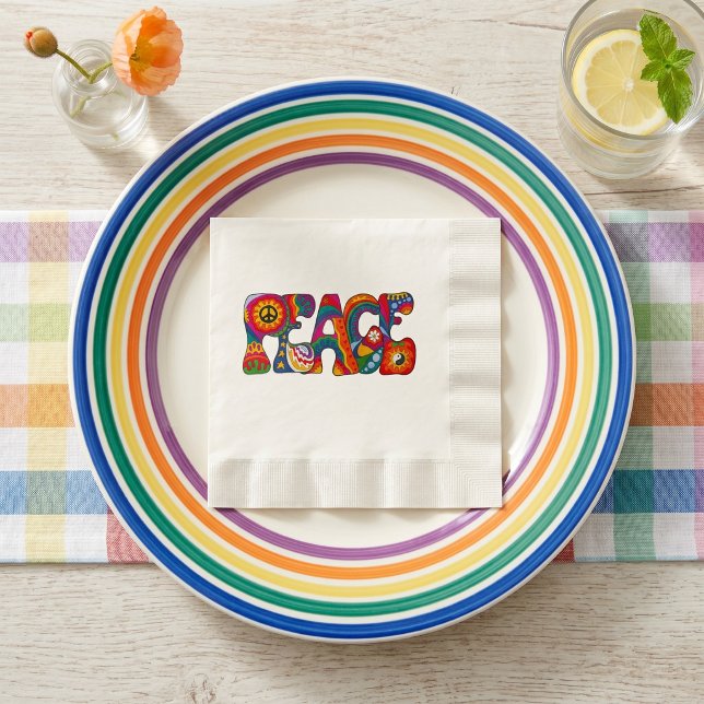 Serviette En Papier Paix (Créateur téléchargé)