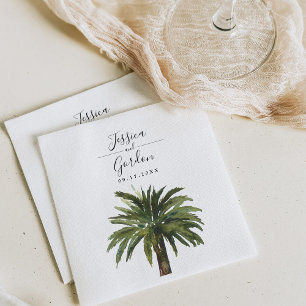 Serviette En Papier Palm Dusty