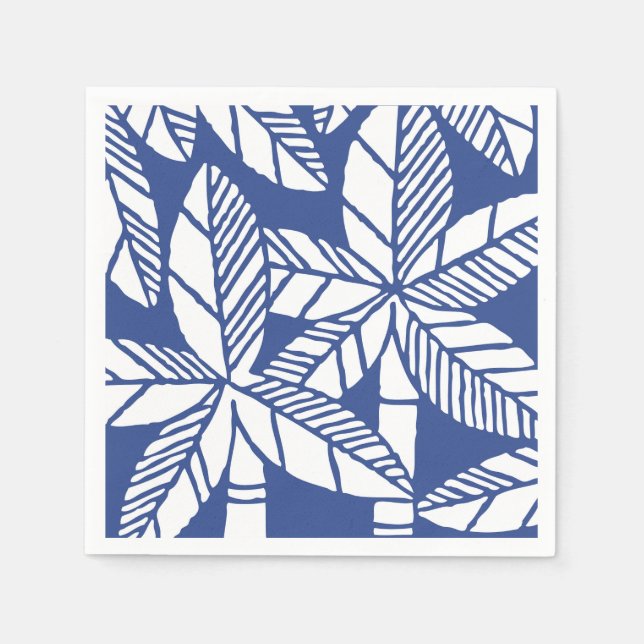 Serviette En Papier Palm Tree Beach Party Tropical (Devant)