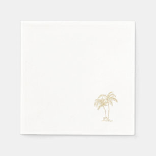 Serviette En Papier Palme d'or 