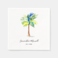 Palmier tropical Mariage personnalisé
