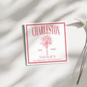 Serviette En Papier Palmiers de luxe Charleston Bachelorette côtière