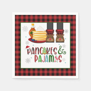 Serviette En Papier Pancakes & Pyjamas Noël Party Napkin - W