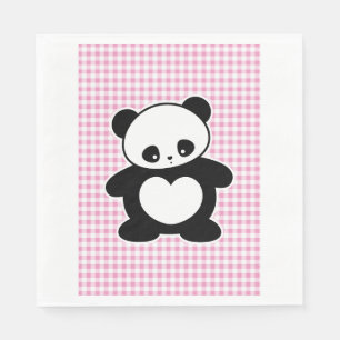 Serviette En Papier Panda de Kawaii