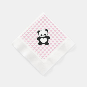 Serviette En Papier Panda de Kawaii