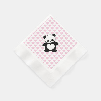 Serviette En Papier Panda Kawaii