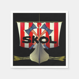 Serviette En Papier Paniers à papier inspirés par le viking