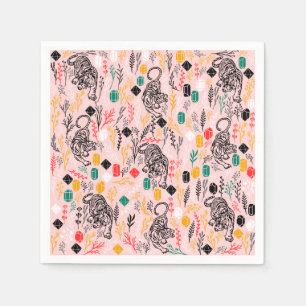 Serviette En Papier Paniers en papier tigre