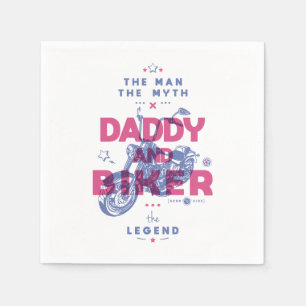 Serviette En Papier Papa et moker l'homme le mythe la légende