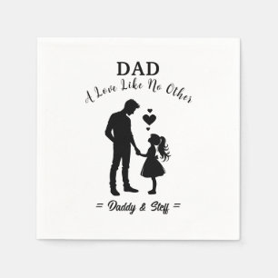 Serviette En Papier Papa & Fille - Un amour comme aucun autre