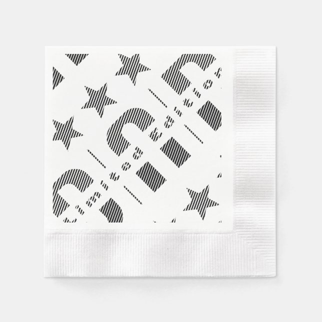 Serviette En Papier Papa Limited Edition (Devant)