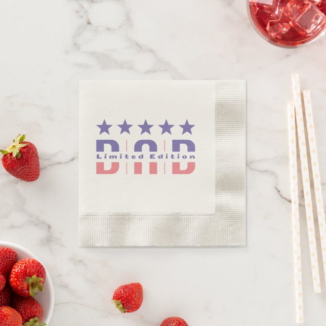 Serviette En Papier Papa Limited Edition (En situation)