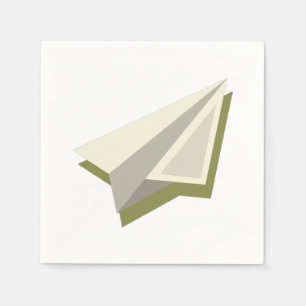 Serviette En Papier Paper Plane Design