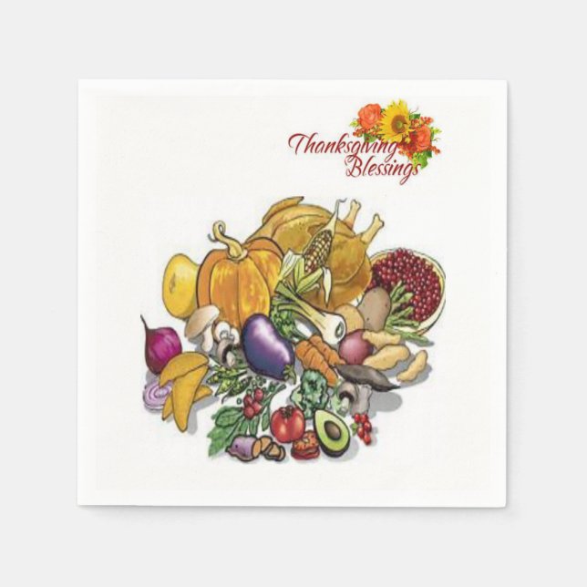 Serviette En Papier Papier (Devant)