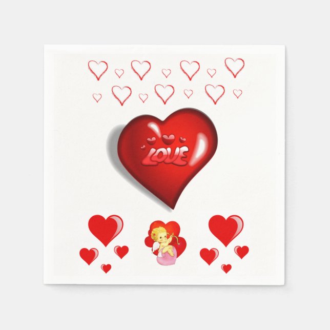 Serviette En Papier Papier (Devant)