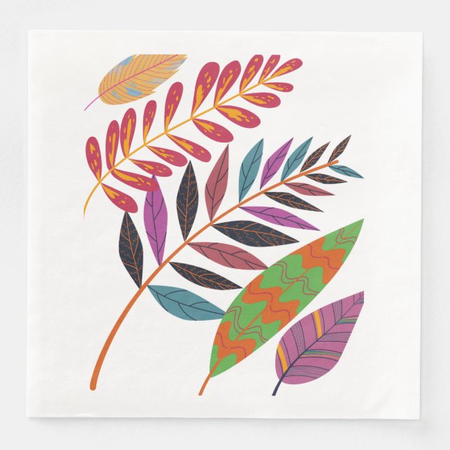 Serviette En Papier Papier (Devant)
