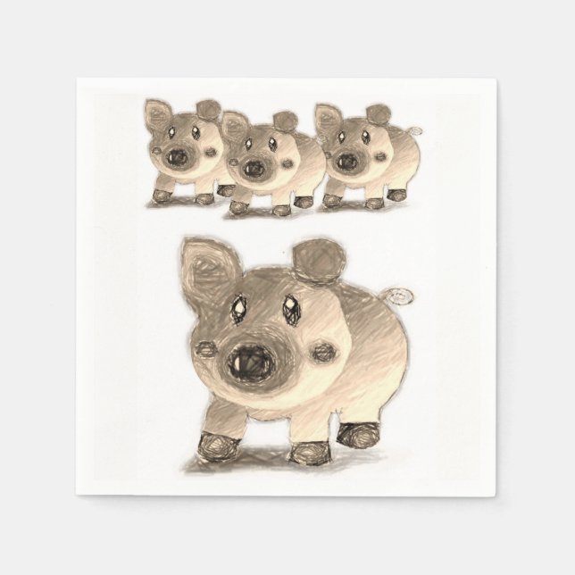 Serviette En Papier Papier (Devant)