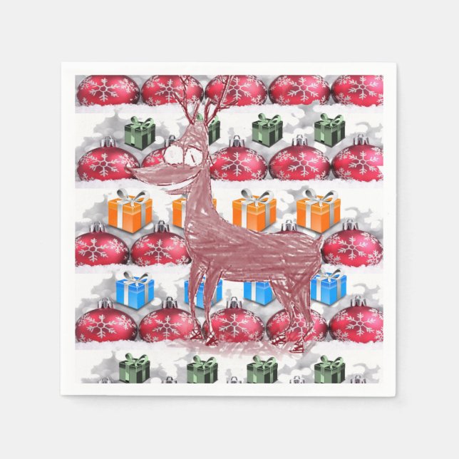 Serviette En Papier Papier (Devant)