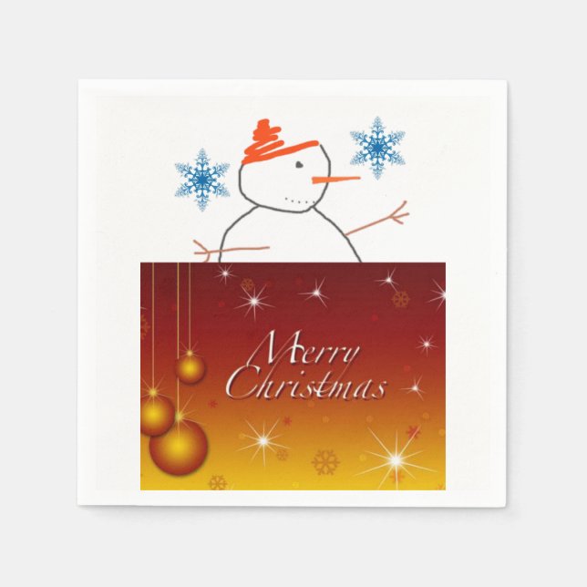 Serviette En Papier Papier (Devant)