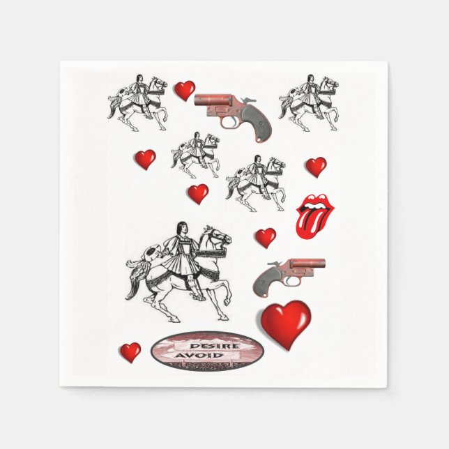 Serviette En Papier Papier (Devant)