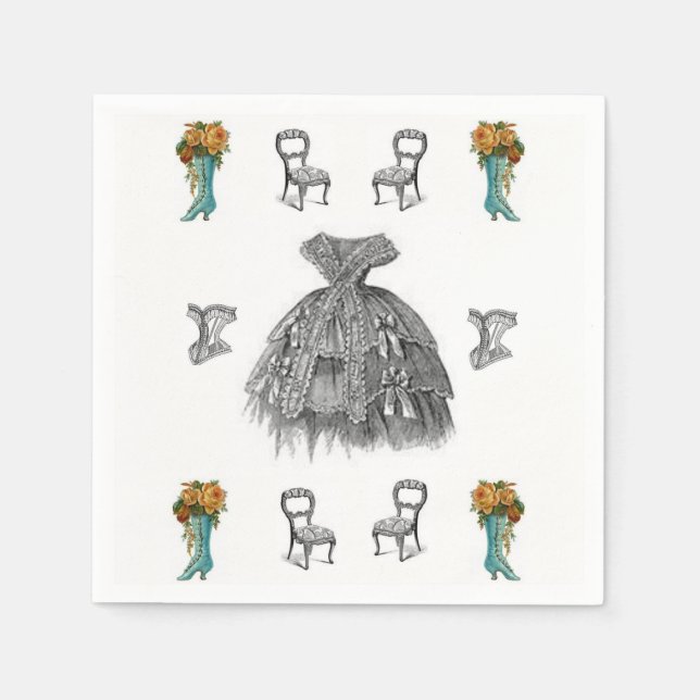 Serviette En Papier Papier (Devant)