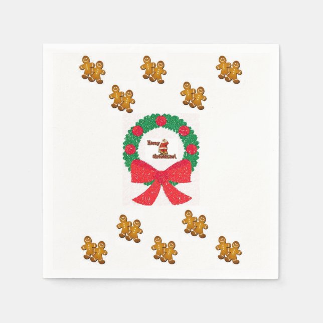 Serviette En Papier Papier (Devant)