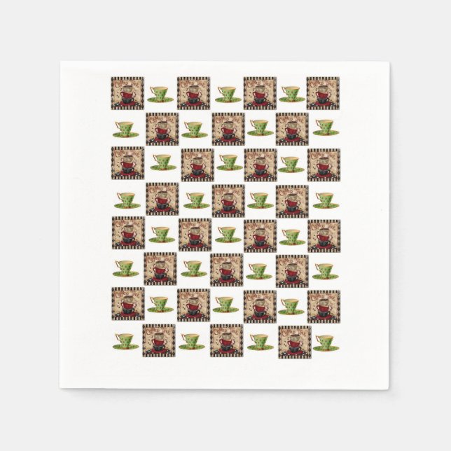 Serviette En Papier Papier (Devant)