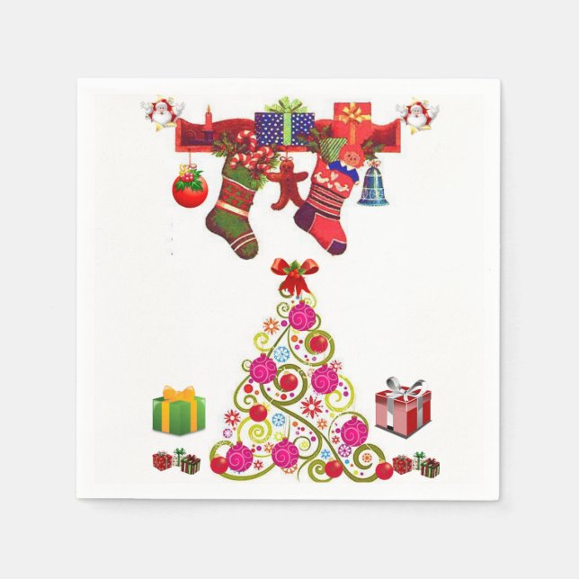 Serviette En Papier Papier (Devant)