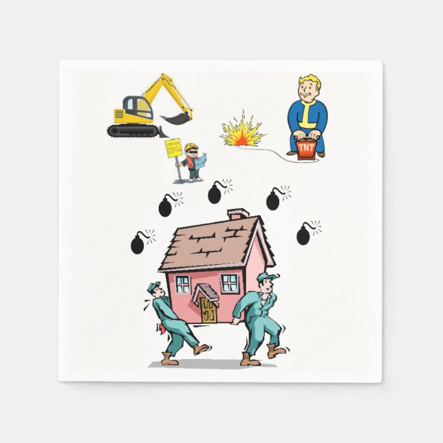 Serviette En Papier Papier (Devant)