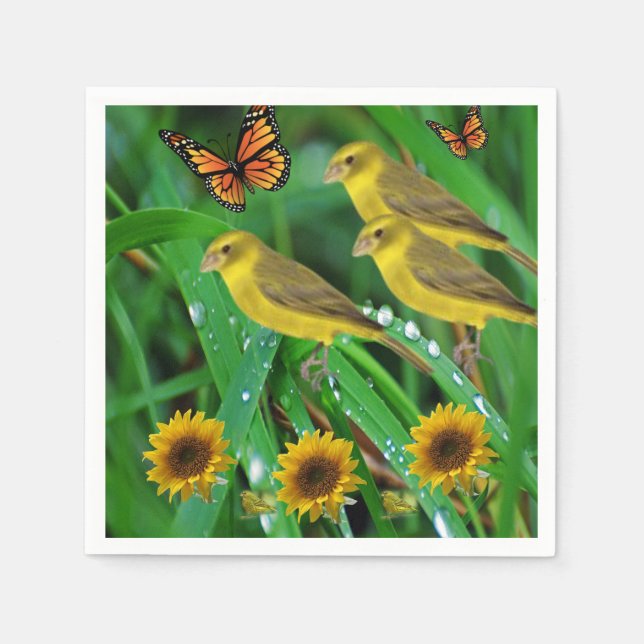 Serviette En Papier Papier (Devant)