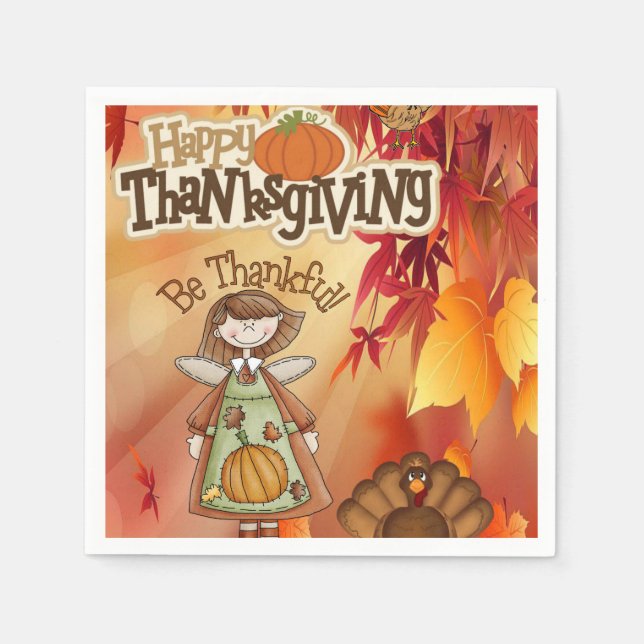 Serviette En Papier Papier (Devant)