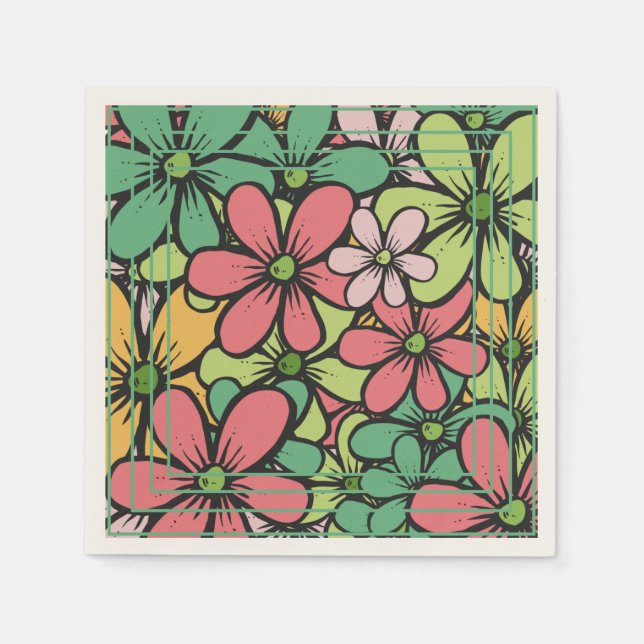 Serviette En Papier Papier (Devant)