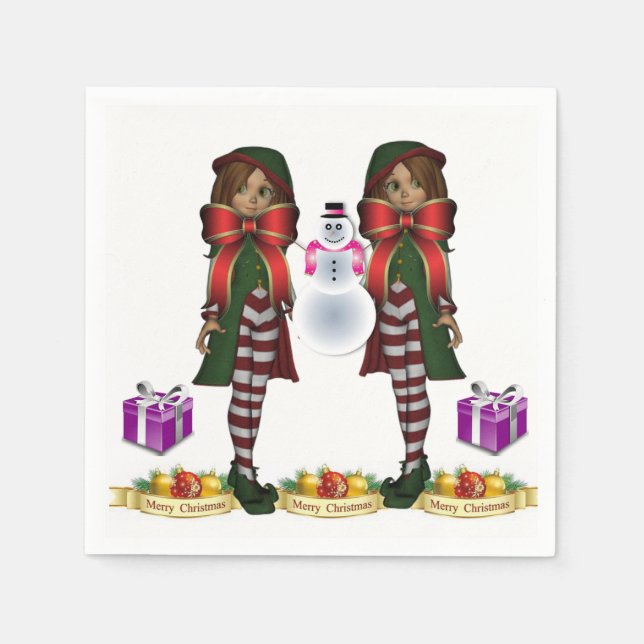 Serviette En Papier Papier (Devant)