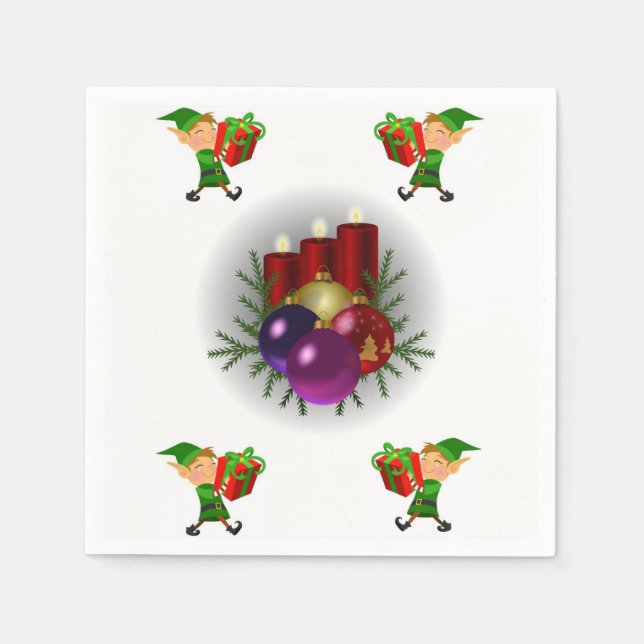 Serviette En Papier Papier (Devant)