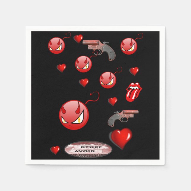 Serviette En Papier Papier (Devant)