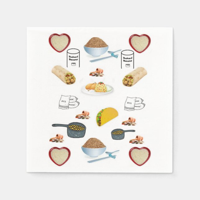 Serviette En Papier Papier (Devant)