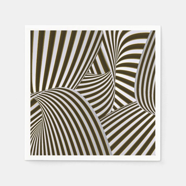 Serviette En Papier Papier 3D Twist (Devant)
