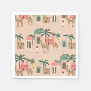 Serviette En Papier Papier à Baby shower à thème du désert