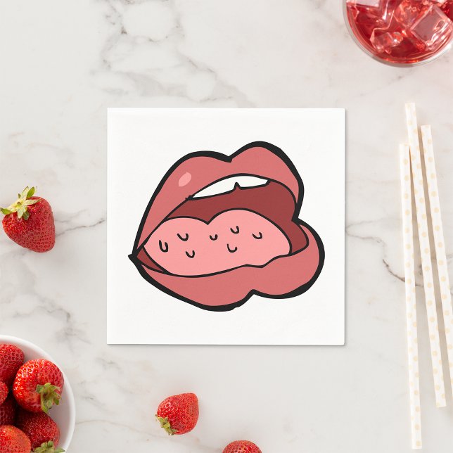 Serviette En Papier Papier à bouche ouverte (Créateur téléchargé)