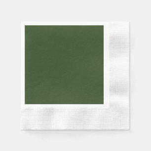 Serviette En Papier Papier à cocktail en vert de la Forêt foncée Napki