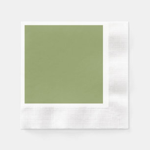 Serviette En Papier Papier à cocktail Moss Green Coin Napkin
