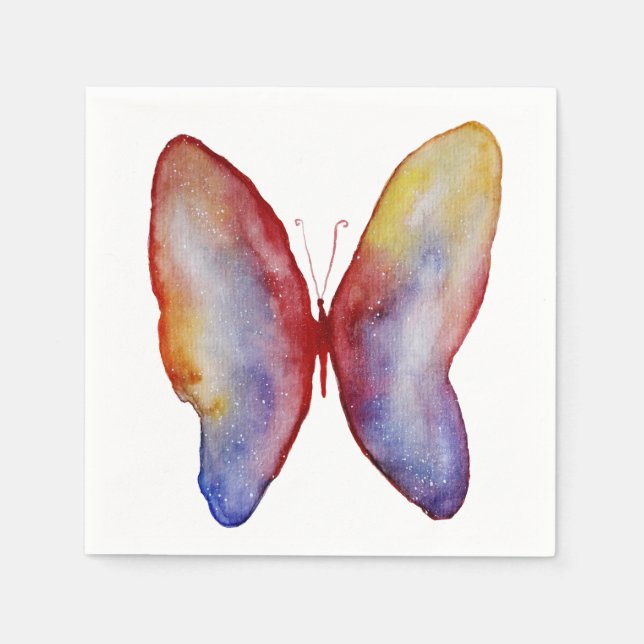 Serviette En Papier Papier à cocktail Papier à papillon Art Standard (Devant)