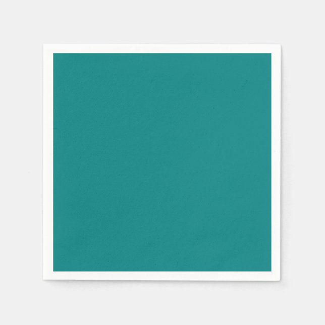 Serviette En Papier Papier à cocktail turquoise (Devant)