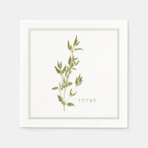 Serviette En Papier Papier à cocktails standard THYME FRAIS serviettes
