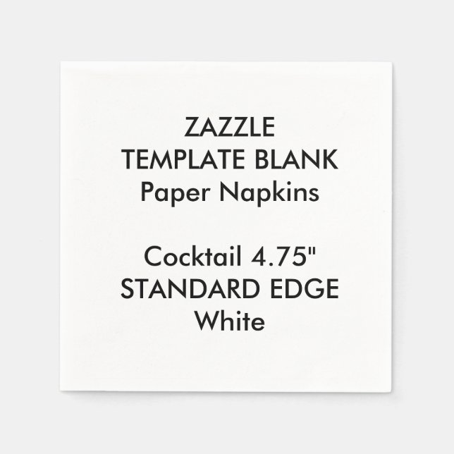 Serviette En Papier Papier à cocktails sur mesure imprimé à bord plat (Devant)