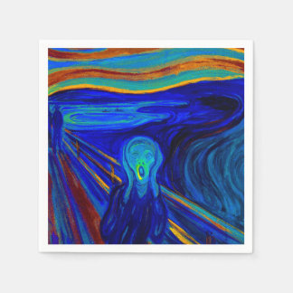 Serviette En Papier Papier à écran bleu Napkin