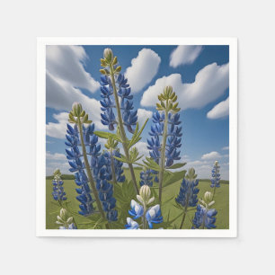 Serviette En Papier Papier à fleurs Bluebonnet