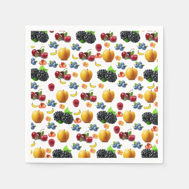 Serviette En Papier Papier à fruits (Devant)