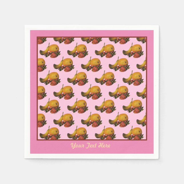 Serviette En Papier Papier à fruits (Devant)